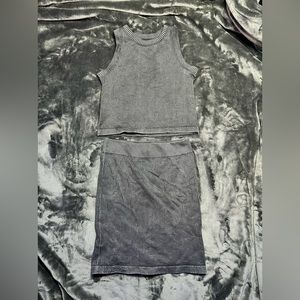 Tanktop and skirt set